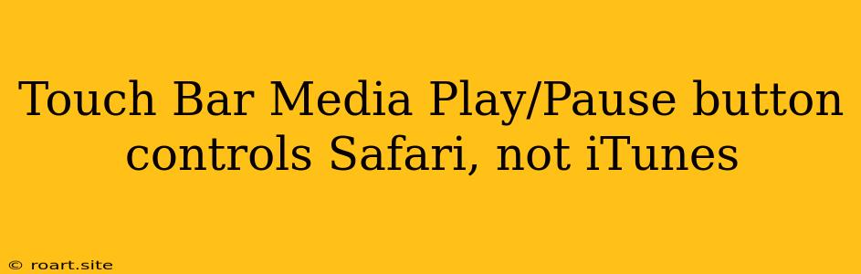Touch Bar Media Play/Pause Button Controls Safari, Not ITunes